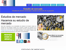 Tablet Screenshot of estudiosdemercado.org